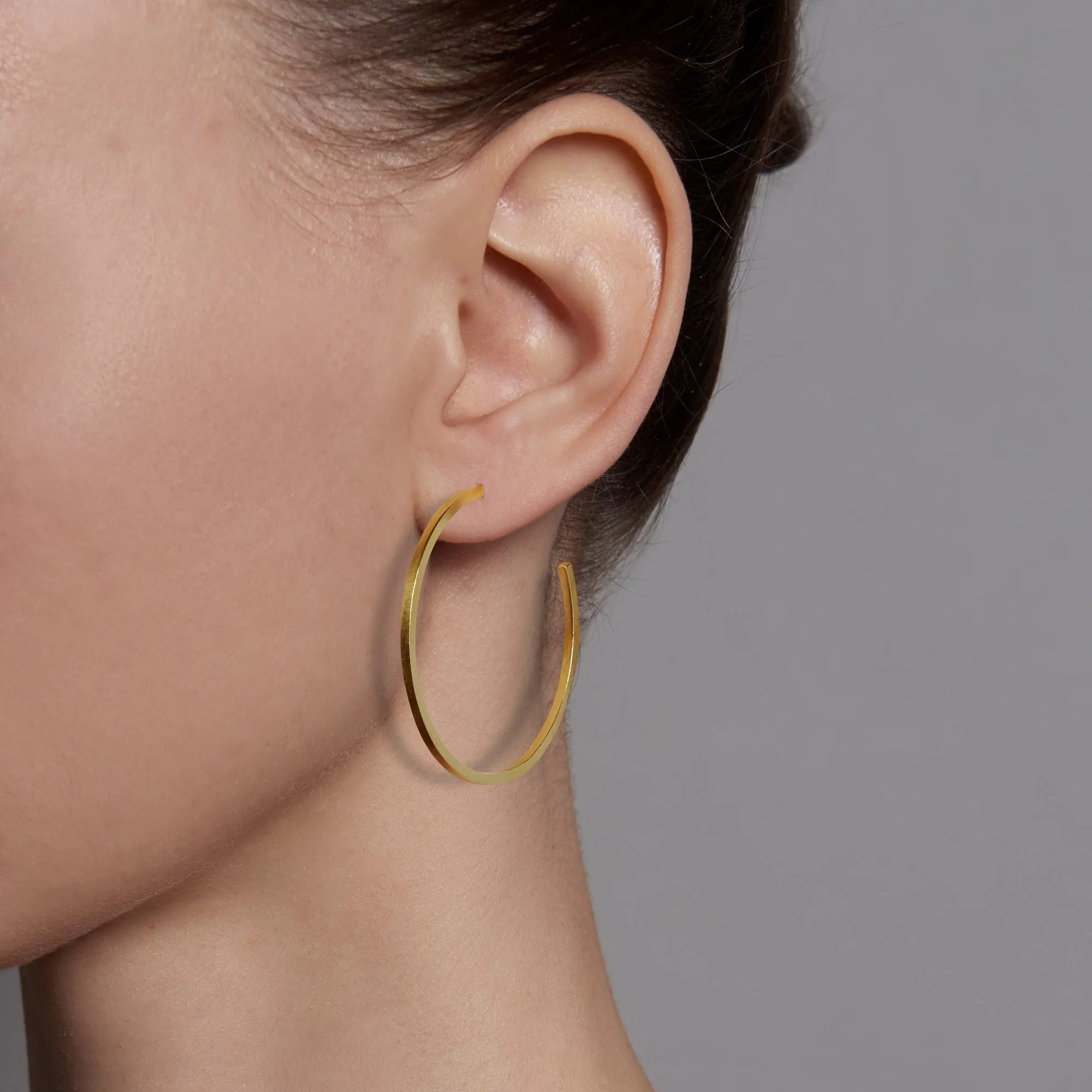 Narrow Hoop Earrings