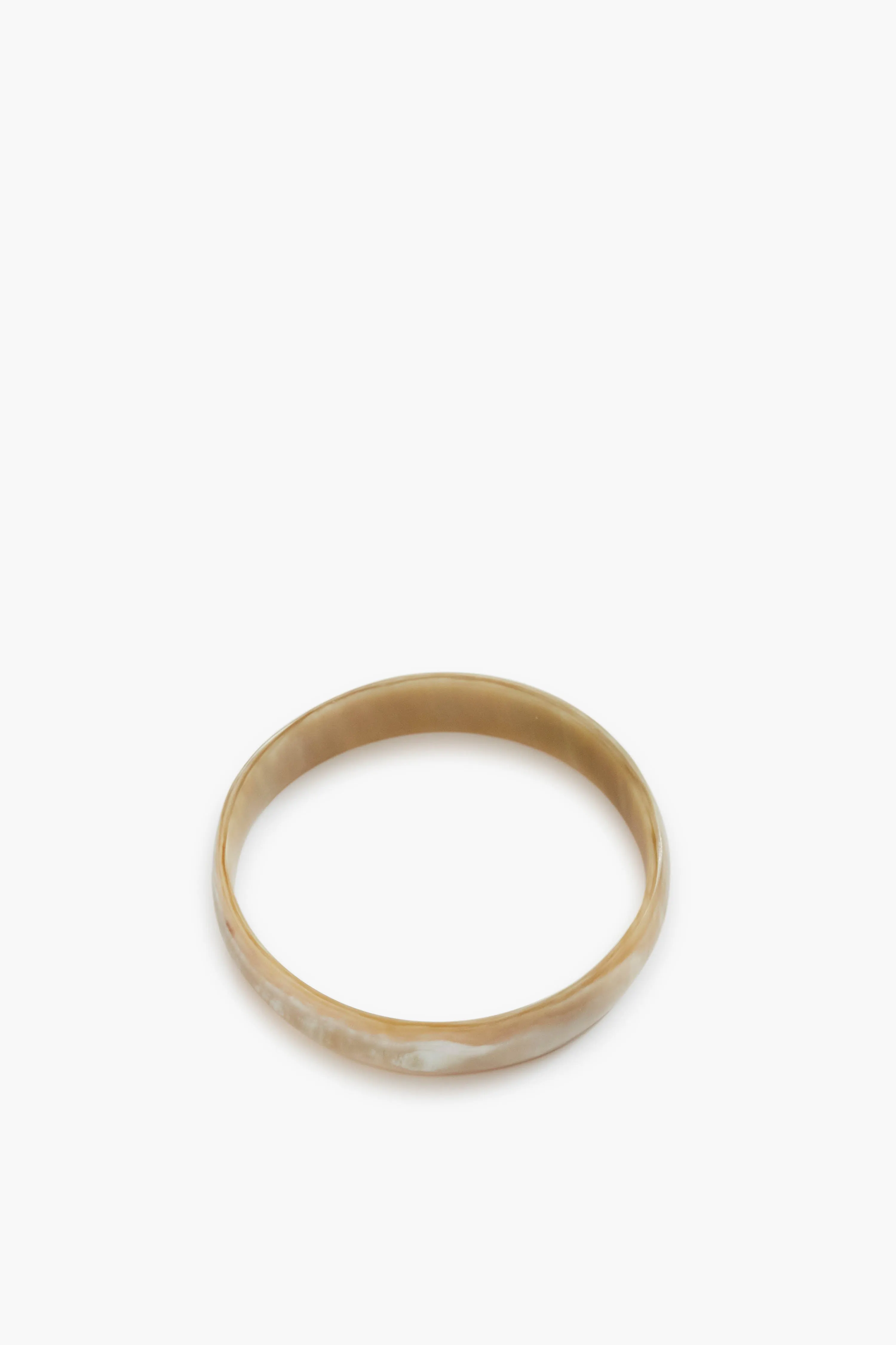 Natural Horn with Gold Bangle Set