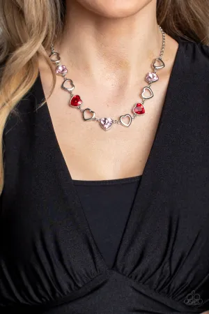 Necklaces Contemporary Cupid - Multi Red & Pink VDay