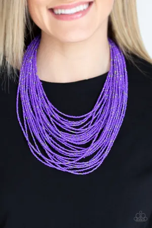 Paparazzi Necklace ~ Rio Rainforest - Purple