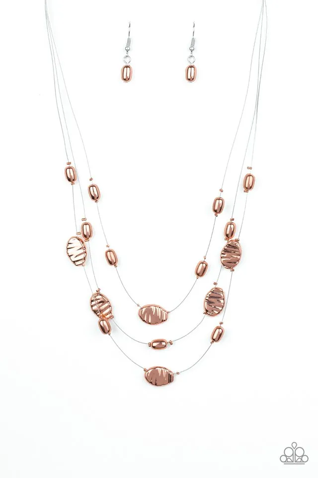 Paparazzi Necklace ~ Top ZEN - Copper