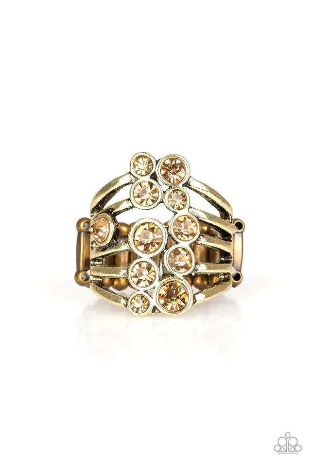 Paparazzi Ring ~ Meet In The Middle - Brass