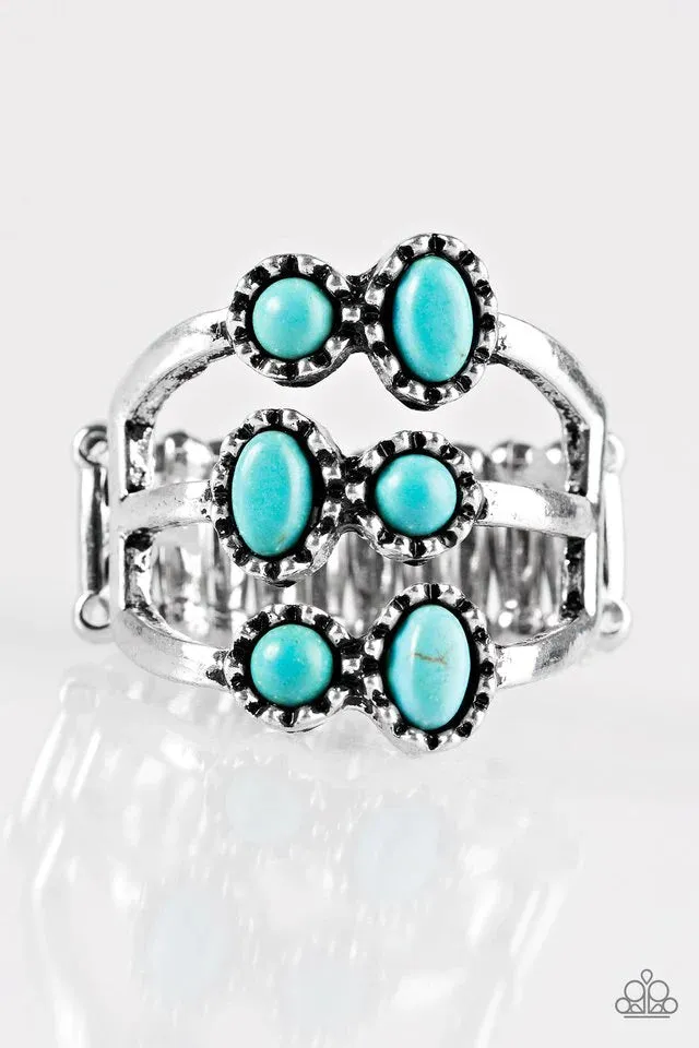 Paparazzi Ring ~ Sticks and STONEHENGE - Blue