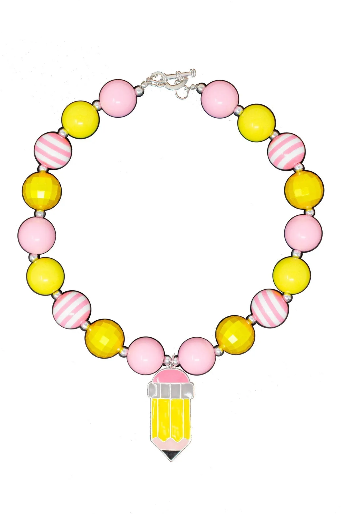 Pencil Bubblegum Necklace