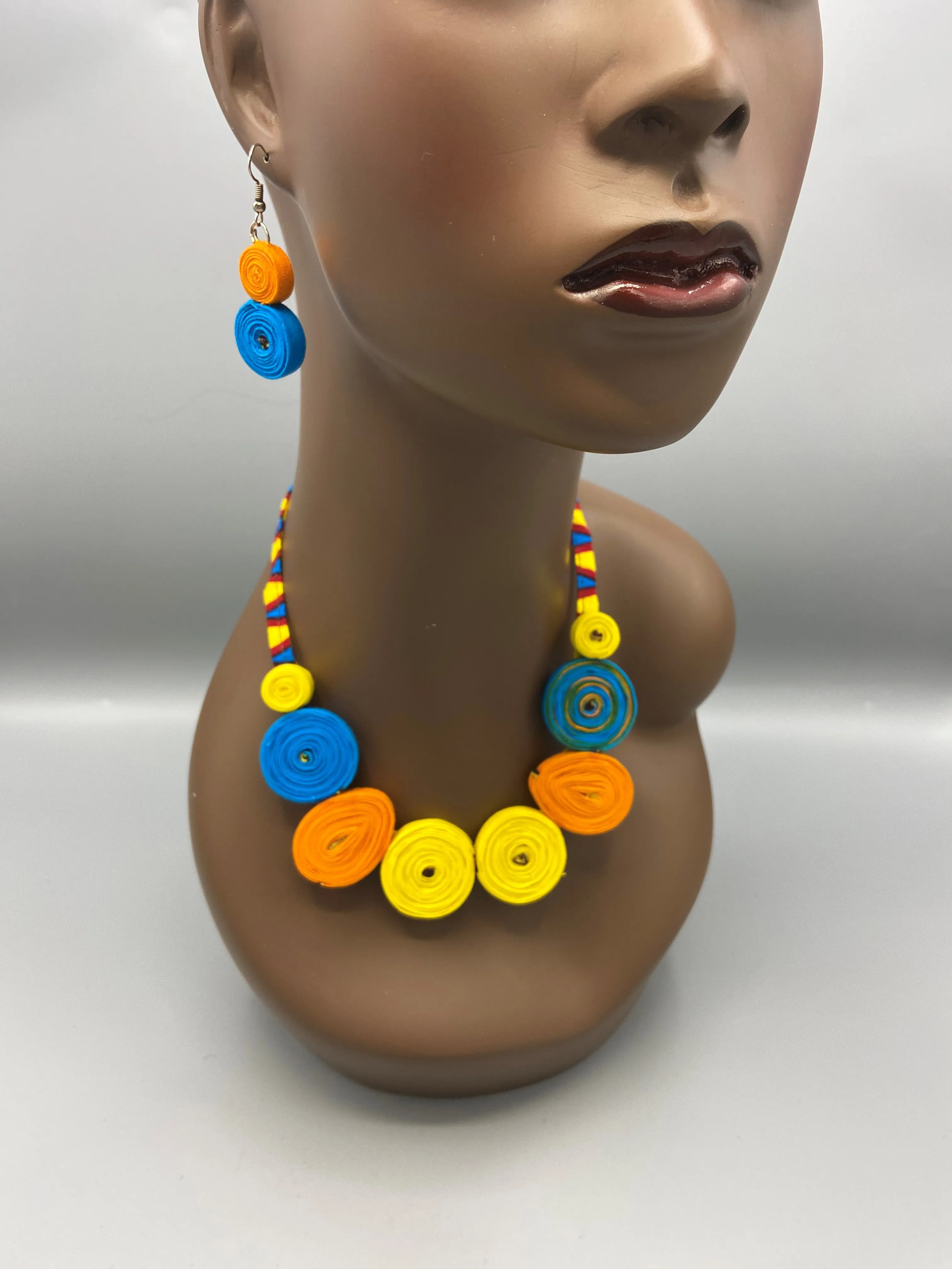 Piesie Single Tier Necklace & Earring Set