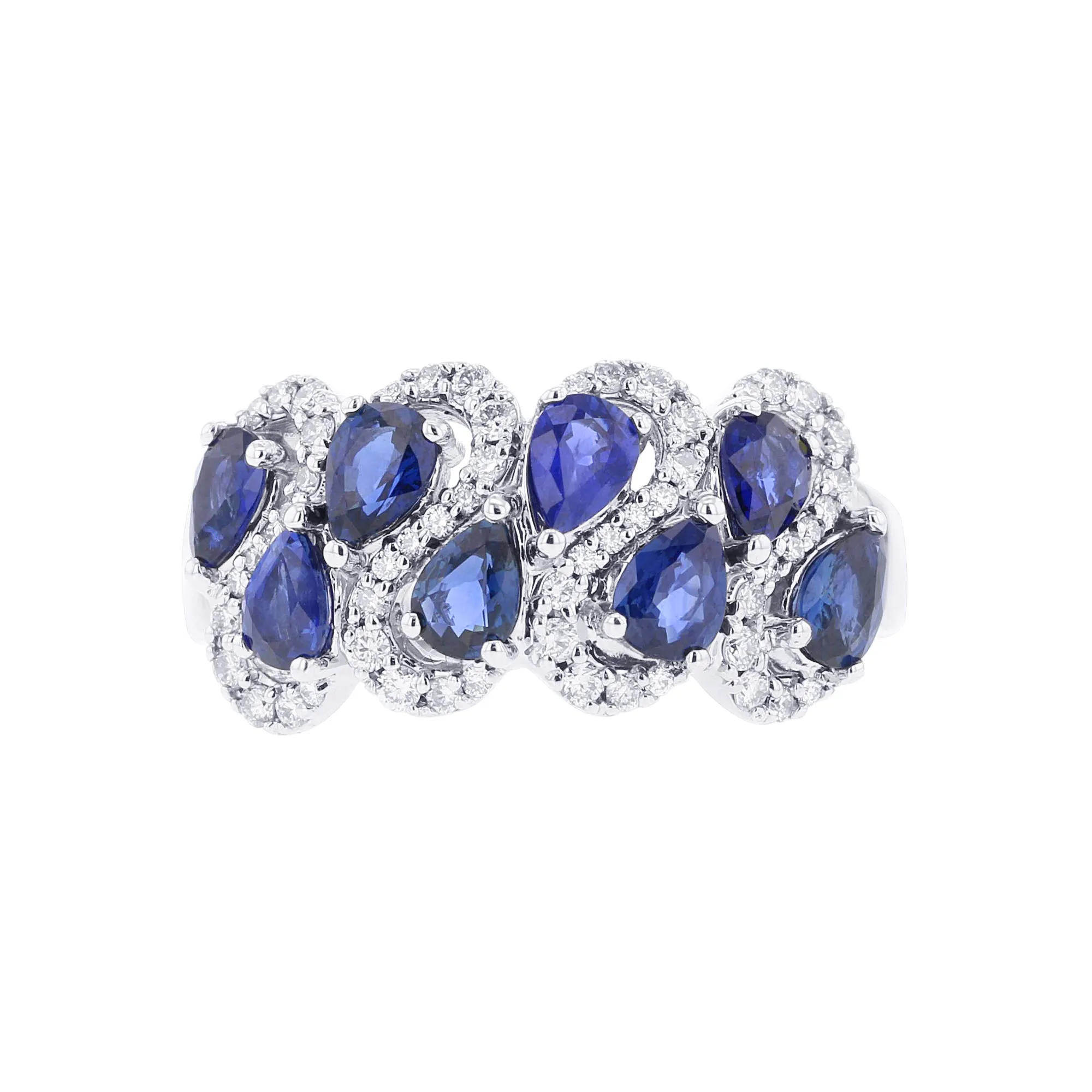 Queen Royal Sapphire & Diamond Ring