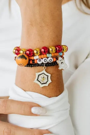 SALE - 4- Piece Halloween Bracelet Stack