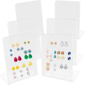 Set of 6 Stud Earrings Jewelry Stand