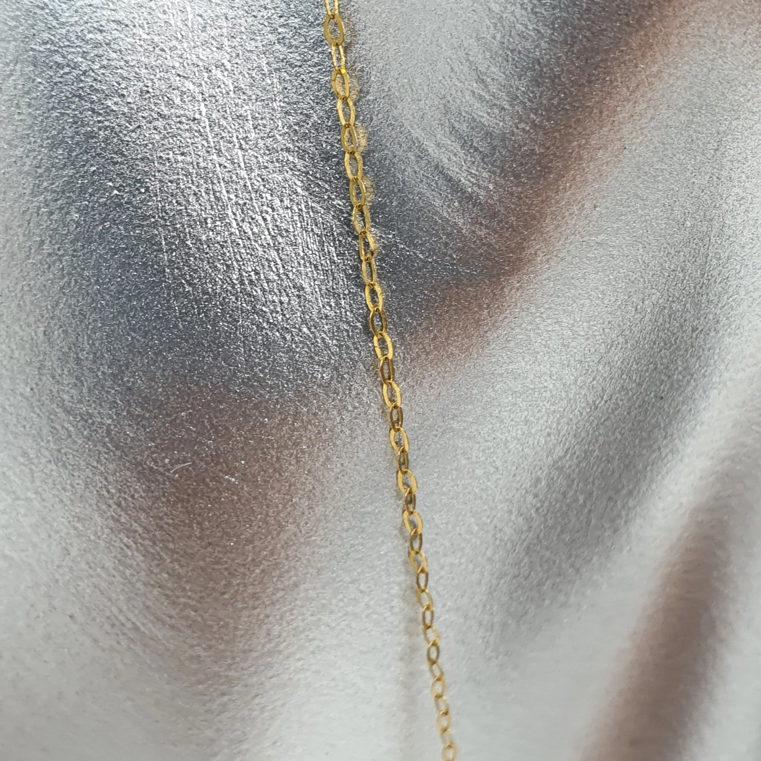 Single O Link Chain, 18k Yellow Gold