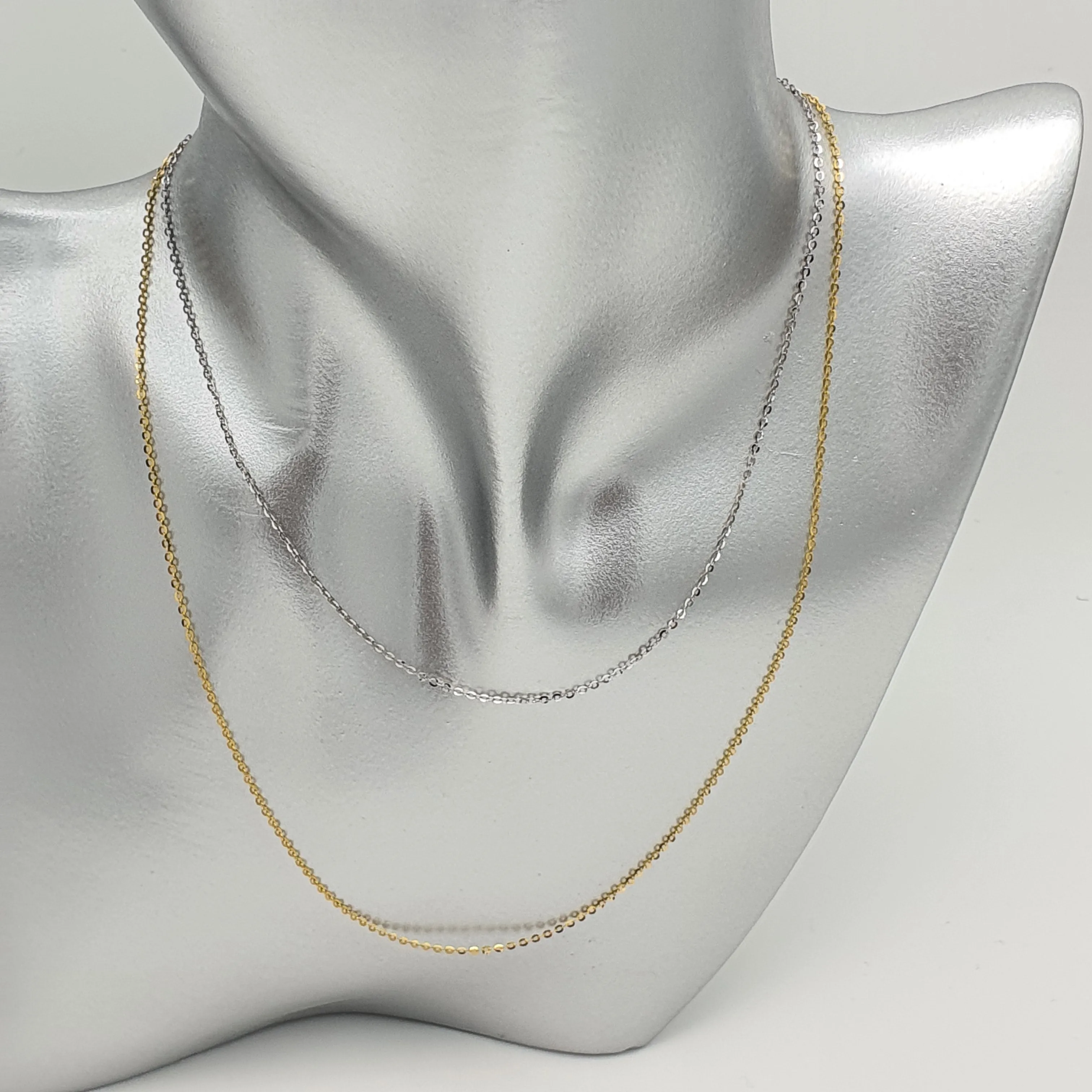 Single O Link Chain, 18k Yellow Gold