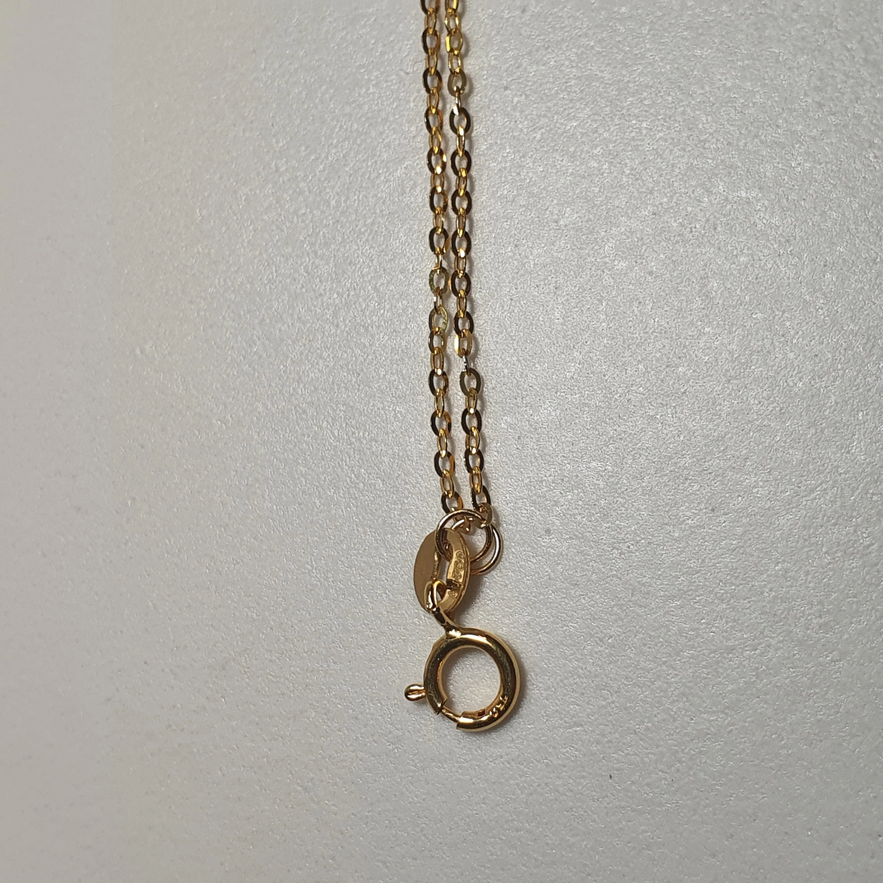 Single O Link Chain, 18k Yellow Gold