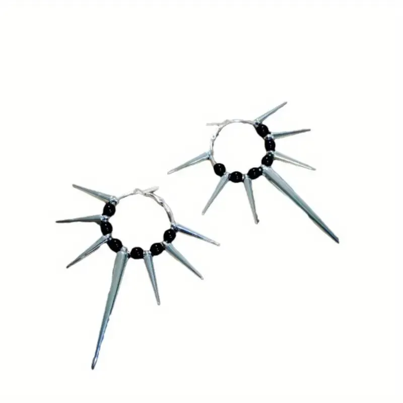 Spiked Revenge Hoop Earrings