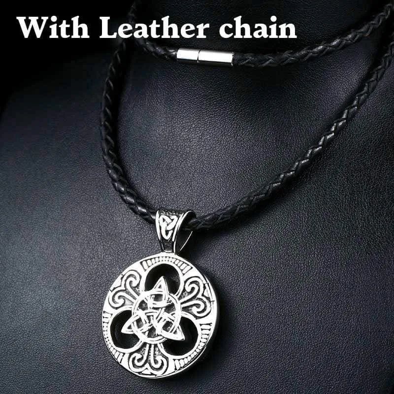 steel soldier viking pendant necklace Nordic stainless steel men fashion unique jewelry