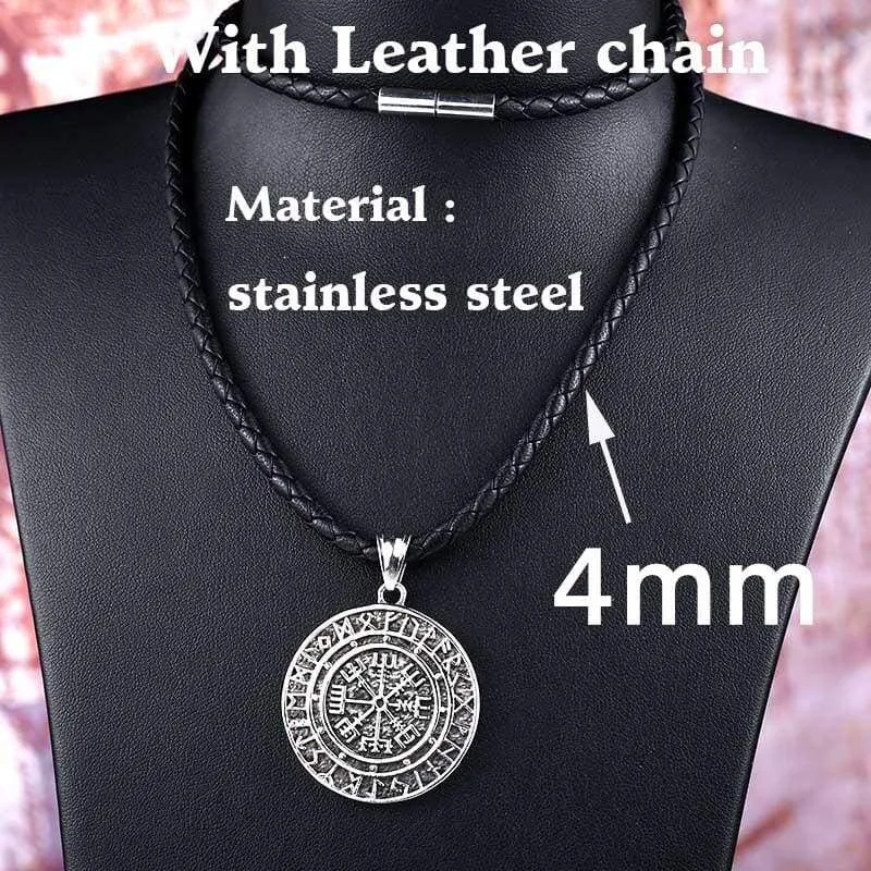 steel soldier viking pendant necklace Nordic stainless steel men fashion unique jewelry