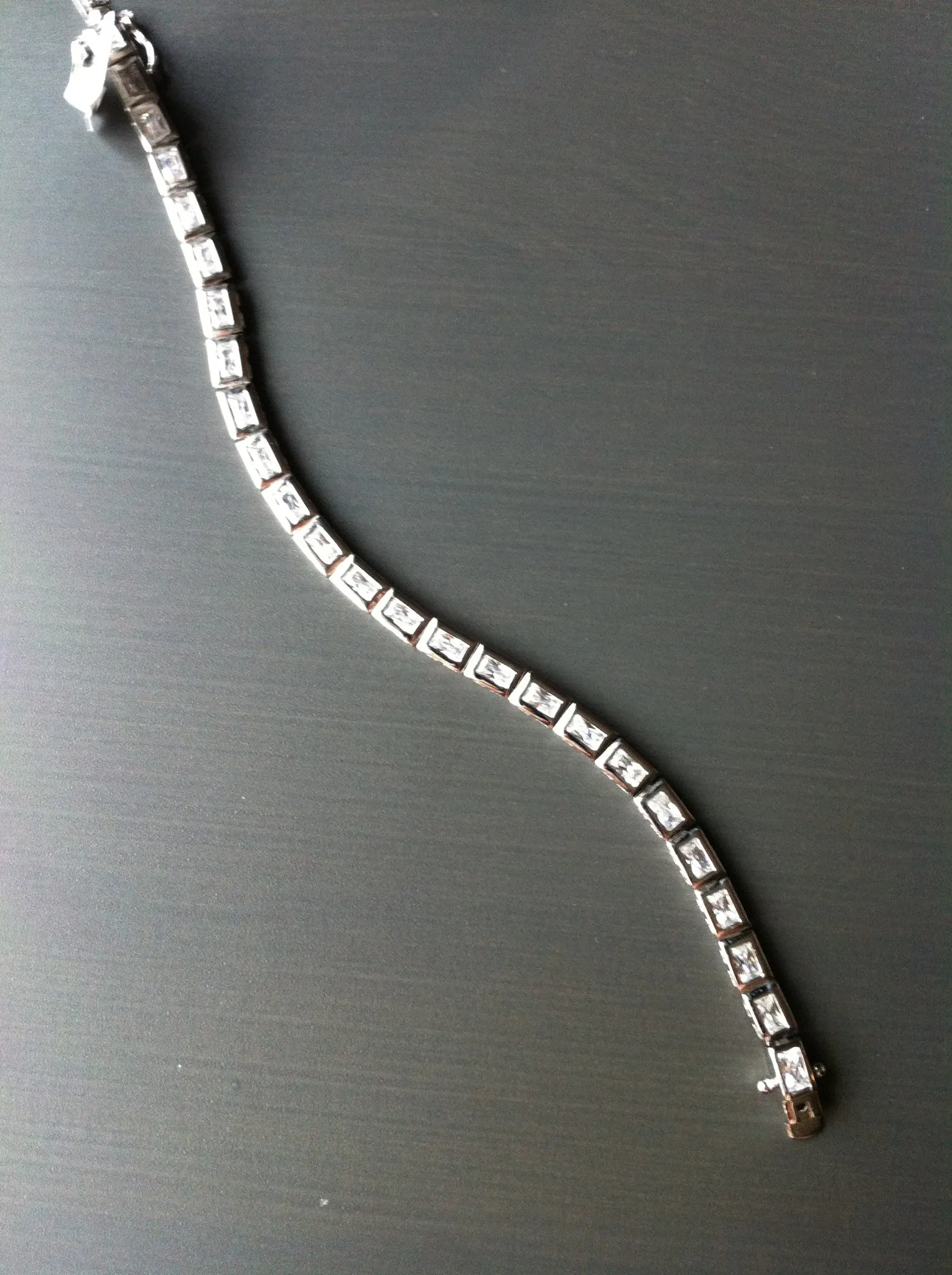 Sterling Silver CZ Tennis Bracelet