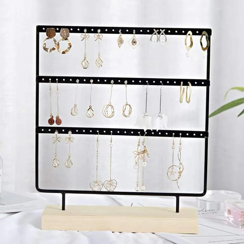 Stylish 69-Hole Earring Holder