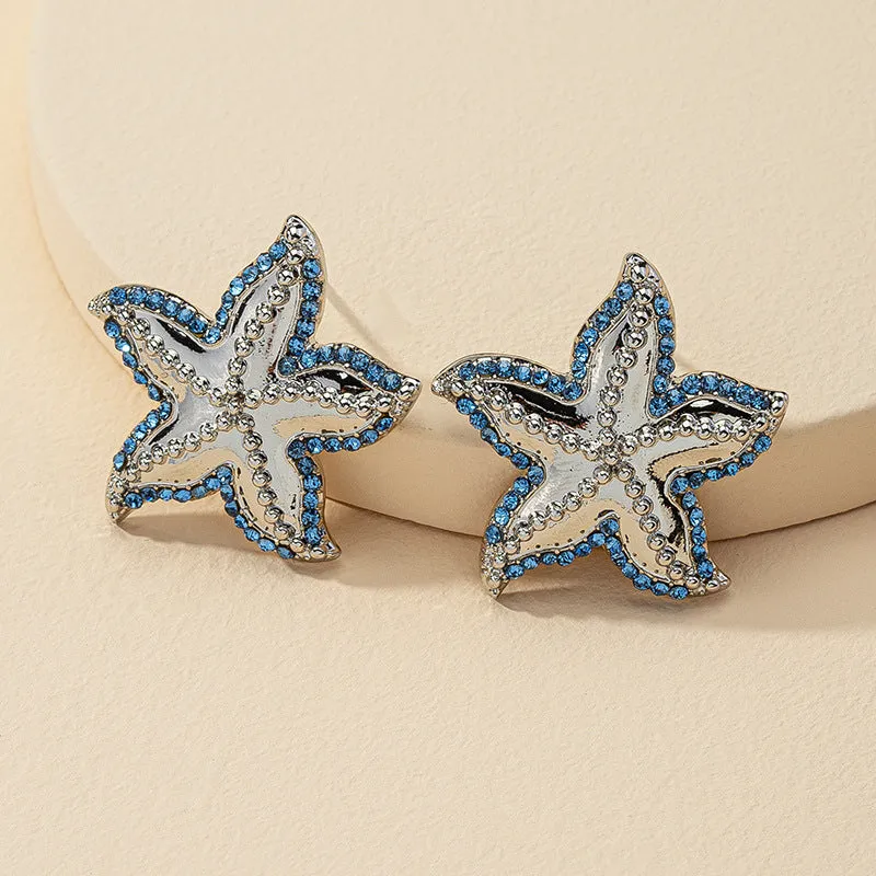 Stylish Starfish Earrings - Vienna Verve Collection by Planderful