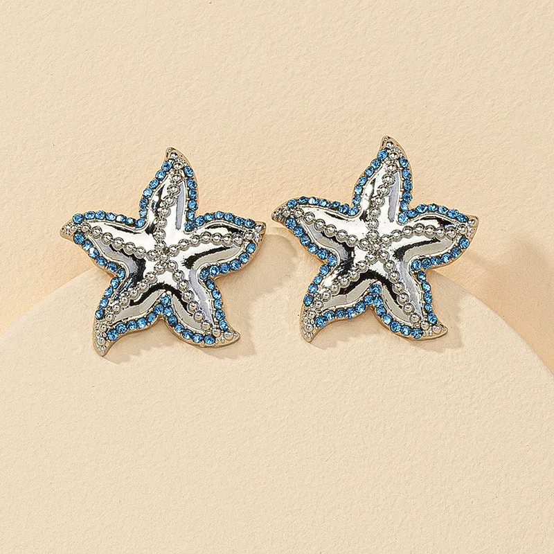 Stylish Starfish Earrings - Vienna Verve Collection by Planderful