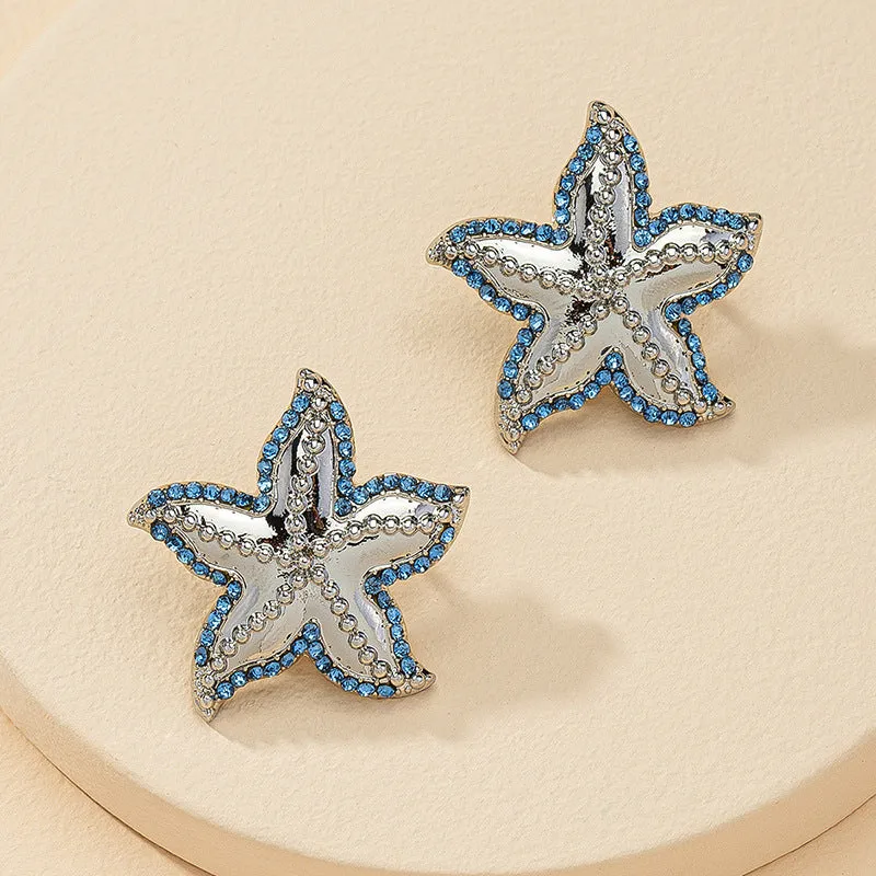 Stylish Starfish Earrings - Vienna Verve Collection by Planderful