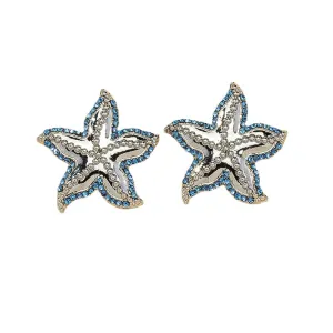 Stylish Starfish Earrings - Vienna Verve Collection by Planderful