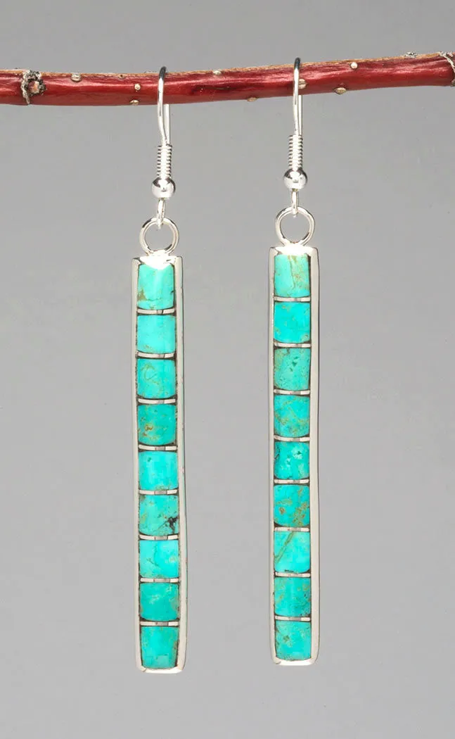 Stylish Turquoise Dangle Earrings