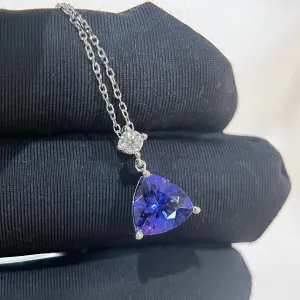 Tanzanite Diamond Necklace