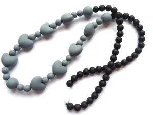 Teething  Elegant Set- Grey and Black