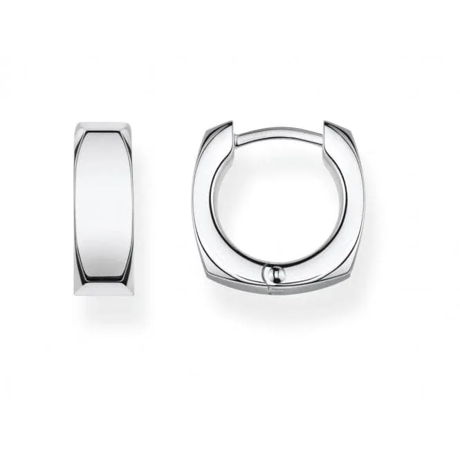 Thomas Sabo Minimalist Silver Hoop Earrings CR650-001-21