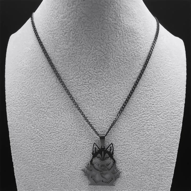 Unique Full Moon Wolf Necklaces