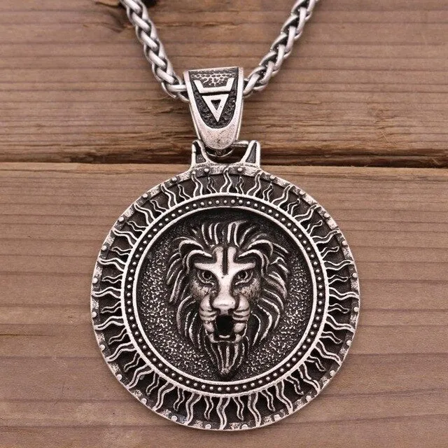 Unique Solar Lion Necklace