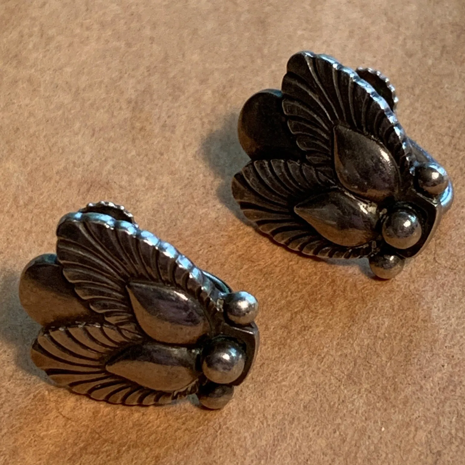 Vintage George Jensen Screw-Back Earrings