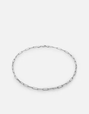 Volt Link Choker, Sterling Silver