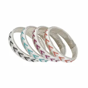 Woven Palm Bracelets (Silver)