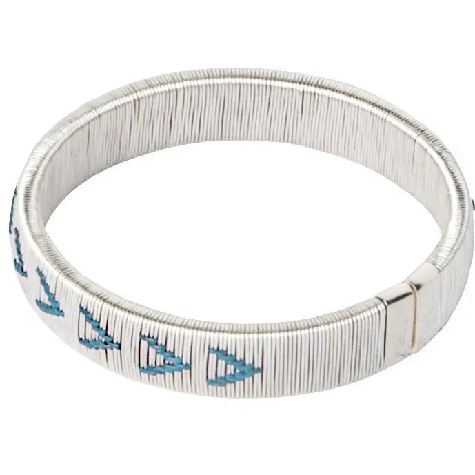 Woven Palm Bracelets (Silver)