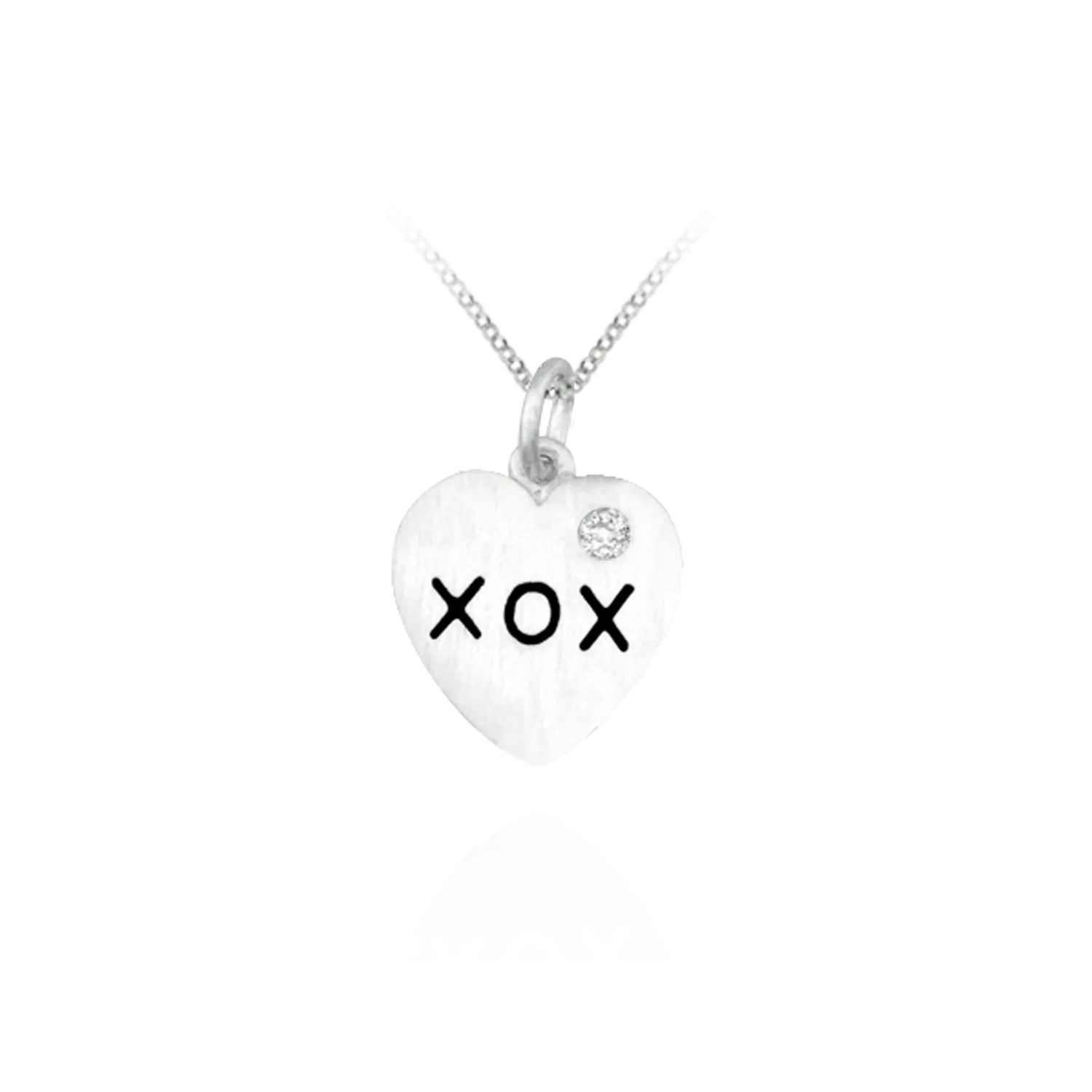 XOX Heart Charm Pendant