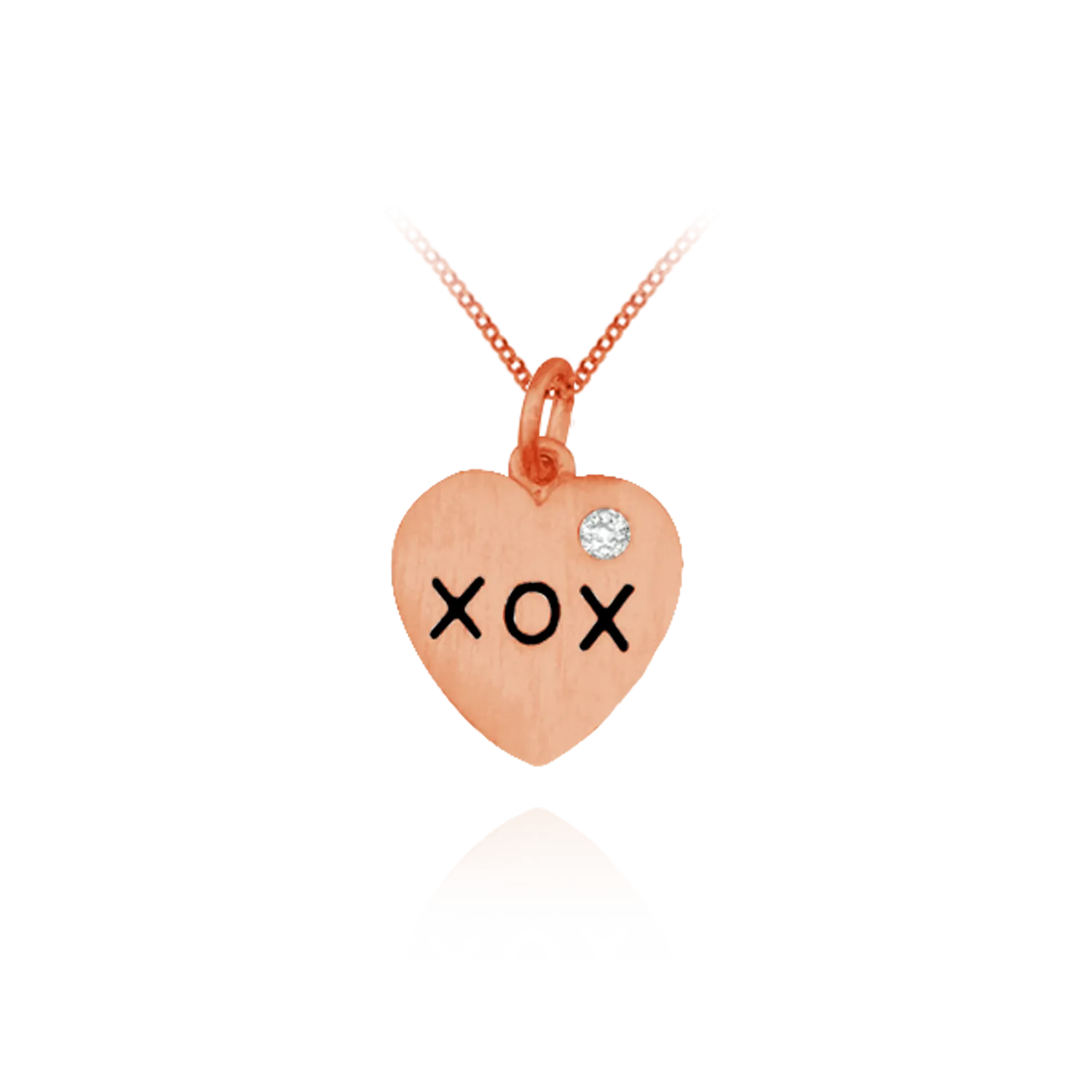 XOX Heart Charm Pendant